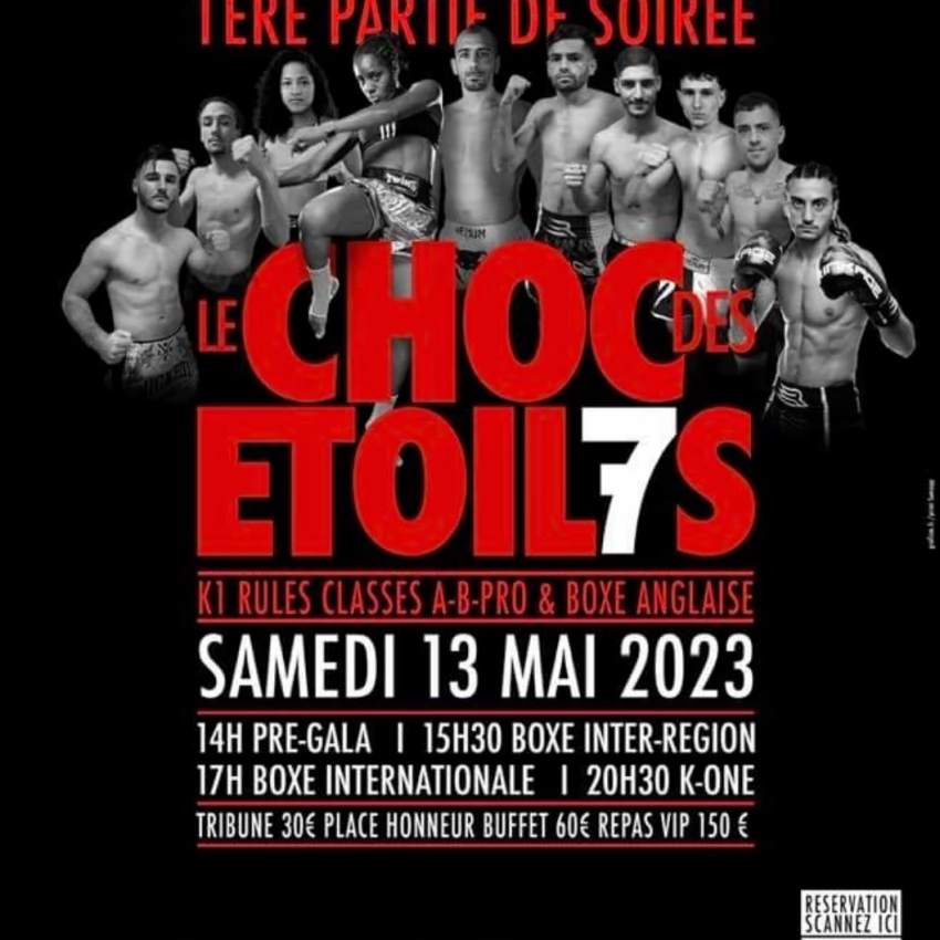 Gala De box Le Chocs des Etoiles Salle Plaine des sports chateau neuf les Martigues